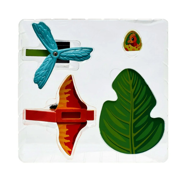 KidKraft Adventure Tracks™: Dino World Prehistoric Pals: Plane Vehicle Playset - Picture 4 of 6